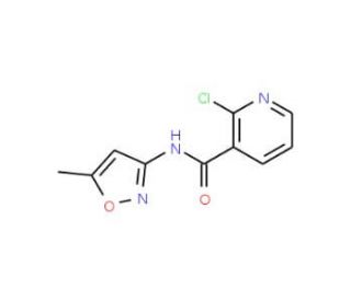 (2-Chloro(3-pyridyl))-N-(5-methylisoxazol-3-yl)-formamide - chemical structure image