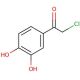 2-Chloro-3′,4′-dihydroxyacetophenone (CAS 99-40-1) - chemical structure image