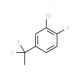 2-Chloro-4-(1,1-difluoroethyl)-1-fluorobenzene - chemical structure image