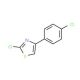 2-Chloro-4-(4-chlorophenyl)thiazole (CAS 2103-96-0) - chemical structure image