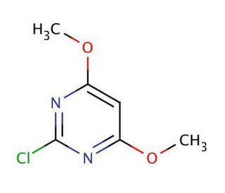 2-Chloro-4,6-dimethoxypyrimidine (CAS 13223-25-1) - chemical structure image