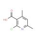 2-chloro-4,6-dimethylnicotinic acid (CAS 66662-48-4) - chemical structure image