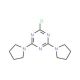 2-chloro-4,6-dipyrrolidin-1-yl-1,3,5-triazine - chemical structure image