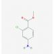 2-Chloro-4-aminobenzoic acid methyl ester (CAS 46004-37-9) - chemical structure image