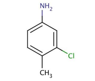 2-Chloro-4-aminotoluene (CAS 95-74-9) - chemical structure image
