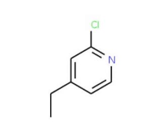 2-Chloro-4-ethylpyridine (CAS 40325-11-9) - chemical structure image