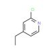 2-Chloro-4-ethylpyridine (CAS 40325-11-9) - chemical structure image