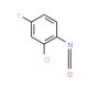 2-chloro-4-fluoro-1-isocyanatobenzene - chemical structure image
