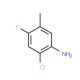 2-Chloro-4-fluoro-5-methylaniline (CAS 124185-35-9) - chemical structure image