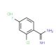 2-Chloro-4-fluoro-benzamidine hydrochloride (CAS 582306-90-9) - chemical structure image