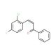 2-Chloro-4-fluorochalcone (CAS 286932-31-8) - chemical structure image