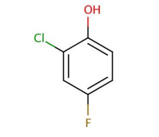 2-Chloro-4-fluorophenol (CAS 1996-41-4) - chemical structure image