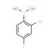 2-Chloro-4-fluorophenylboronic acid (CAS 313545-72-1) - chemical structure image