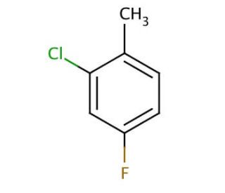 2-Chloro-4-fluorotoluene (CAS 452-73-3) - chemical structure image