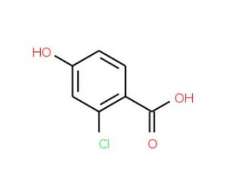 2-Chloro-4-hydroxybenzoic acid (CAS 56363-84-9) - chemical structure image