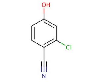2-Chloro-4-hydroxybenzonitrile (CAS 3336-16-1) - chemical structure image