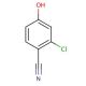 2-Chloro-4-hydroxybenzonitrile (CAS 3336-16-1) - chemical structure image