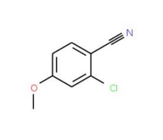 2-Chloro-4-methoxy-benzonitrile (CAS 127666-99-3) - chemical structure image