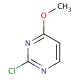 2-Chloro-4-methoxypyrimidine (CAS 22536-63-6) - chemical structure image