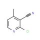 2-Chloro-4-methyl-nicotinonitrile (CAS 65169-38-2) - chemical structure image