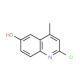 2-Chloro-4-methyl-quinolin-6-ol (CAS 41957-91-9) - chemical structure image