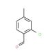 2-Chloro-4-methylbenzaldehyde (CAS 50817-80-6) - chemical structure image