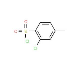 2-chloro-4-methylbenzenesulfonyl chloride (CAS 55311-94-9) - chemical structure image