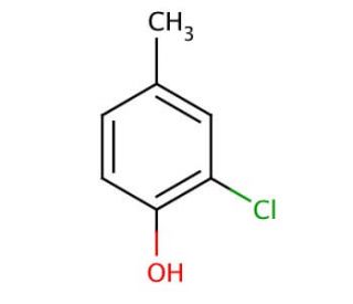2-Chloro-4-methylphenol (CAS 6640-27-3) - chemical structure image