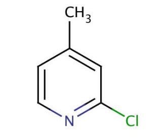 2-Chloro-4-methylpyridine (CAS 3678-62-4) - chemical structure image