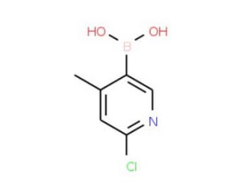 2-Chloro-4-methylpyridine-5-boronic acid (CAS 913836-08-5) - chemical structure image