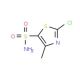 2-Chloro-4-methylthiazole-5-sulfonic acid amide (CAS 348086-67-9) - chemical structure image