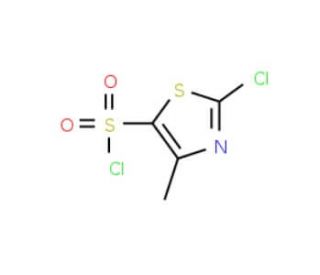 2-Chloro-4-methylthiazole-5-sulfonyl chloride (CAS 292138-59-1) - chemical structure image