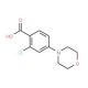2-Chloro-4-morpholinobenzenecarboxylic acid (CAS 175153-55-6) - chemical structure image