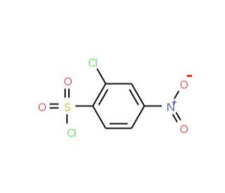 2-Chloro-4-nitro-benzenesulfonyl chloride (CAS 20201-03-0) - chemical structure image