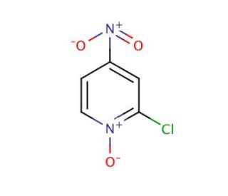 2-Chloro-4-nitropyridine N-oxide (CAS 14432-16-7) - chemical structure image
