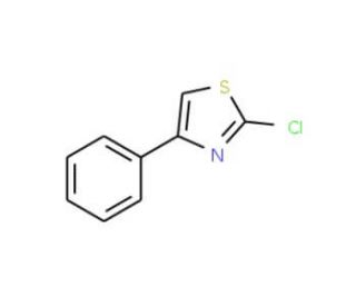 2-Chloro-4-phenylthiazole (CAS 1826-23-9) - chemical structure image