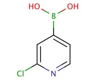 2-Chloro-4-pyridinylboronic acid (CAS 458532-96-2) - chemical structure image