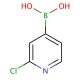 2-Chloro-4-pyridinylboronic acid (CAS 458532-96-2) - chemical structure image