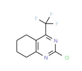 2-Chloro-4-trifluoromethyl-5,6,7,8-tetrahydro-quinazoline (CAS 886494-00-4) - chemical structure image