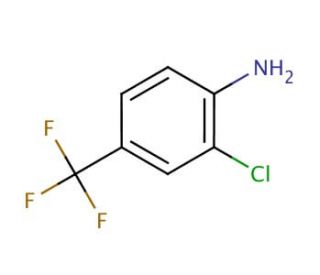 2-Chloro-4-(trifluoromethyl)aniline (CAS 39885-50-2) - chemical structure image