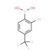 2-Chloro-4-(trifluoromethyl)phenylboronic acid (CAS 254993-59-4) - chemical structure image