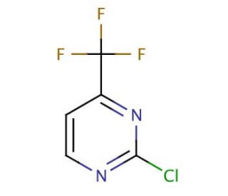 2-Chloro-4-(trifluoromethyl)pyrimidine (CAS 33034-67-2) - chemical structure image
