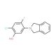 2-Chloro-5-(1,3-dihydro-2H-isoindol-2-yl)-4-fluorobenzenol - chemical structure image