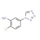2-chloro-5-(1H-1,2,3,4-tetrazol-1-yl)aniline (CAS 926200-13-7) - chemical structure image