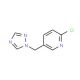 2-chloro-5-(1H-1,2,4-triazol-1-ylmethyl)pyridine - chemical structure image
