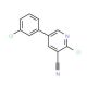 2-Chloro-5-(3-chlorophenyl)nicotinonitrile - chemical structure image