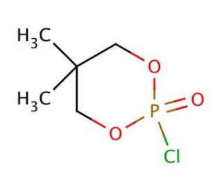 2-Chloro-5,5-dimethyl-1,3,2-dioxaphosphorinane 2-oxide (CAS 4090-55-5) - chemical structure image