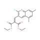 2-Chloro-5,7-dimethyl-3-(2,2-diethoxycarbonyl)vinylquinoline (CAS 1031928-85-4) - chemical structure image