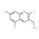 2-Chloro-5,7-dimethylquinoline-3-methanol (CAS 1017464-08-2) - chemical structure image