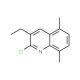 2-Chloro-5,8-dimethyl-3-ethylquinoline (CAS 917750-57-3) - chemical structure image